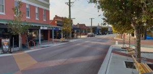 Healthy Streets example Public Seating - South Tce, South Fremantle